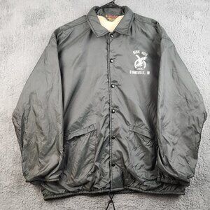 VTG Pla-Jac Dunbrooke Satin Bomber Jacket Men's XL River City Eagles Aerie 4023